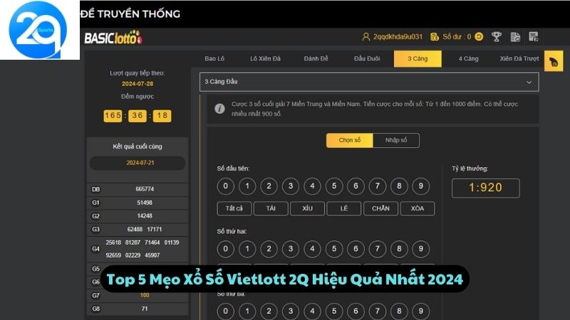 Top 5 Mẹo Xổ Số Vietlott 2Q Hiệu Quả Nhất 2024