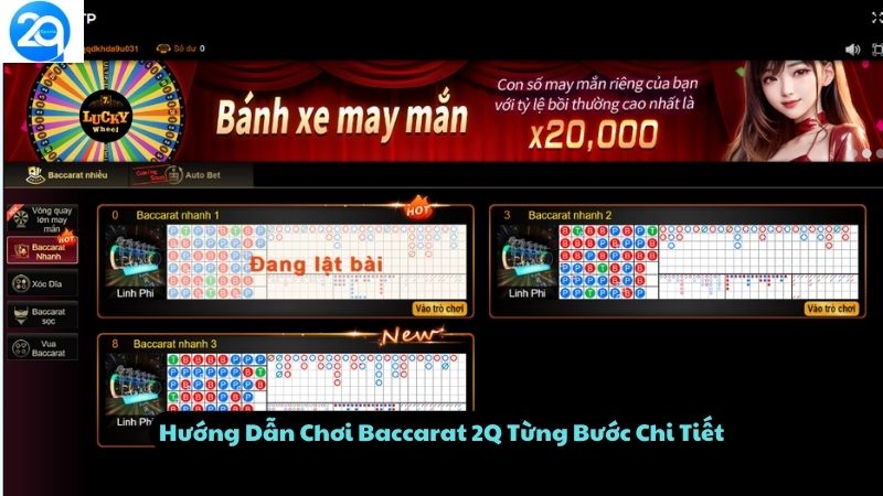 Hướng Dẫn Áp Dụng Chiến Thuật Chơi Baccarat Tại 2Q