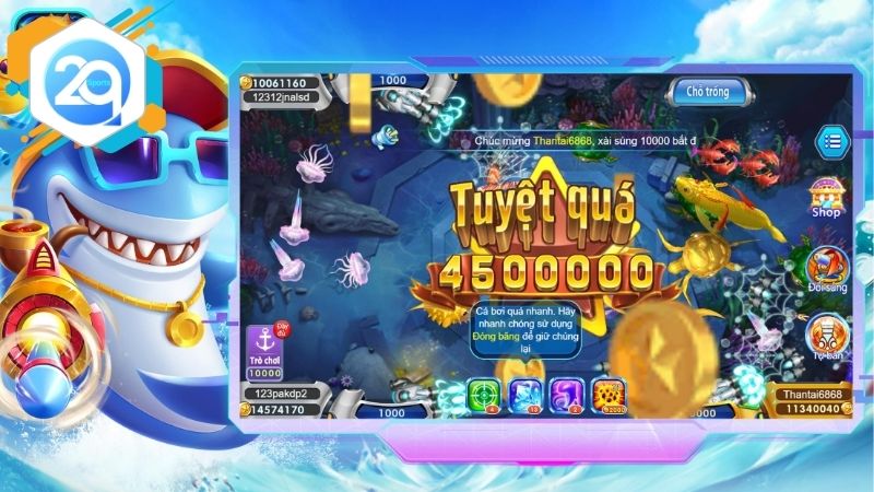 Top các nhà cung cấp game bắn cá ăn xu đáng tin cậy nhất hiện nay