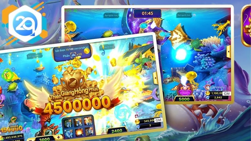 Các loại hình game bắn cá săn thưởng phổ biến được yêu thích nhất